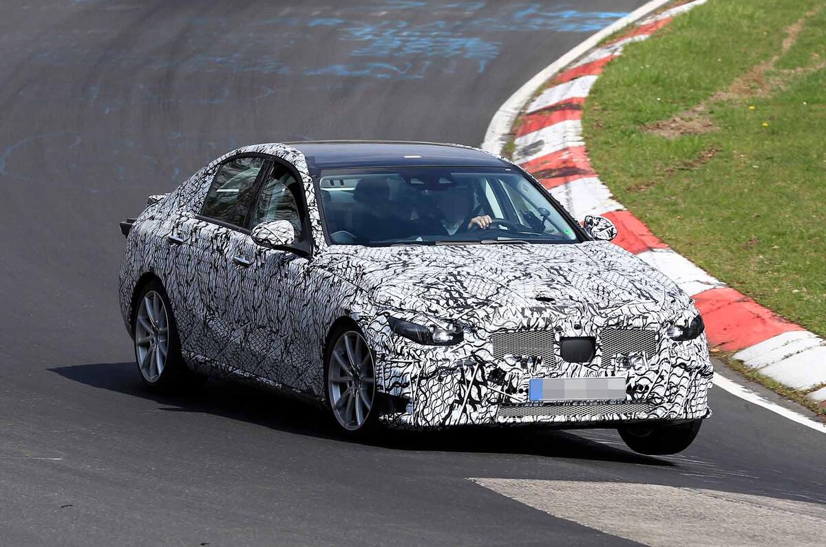 New 2020 Mercedes Benz C Class Hits The Nurburgring Autocar