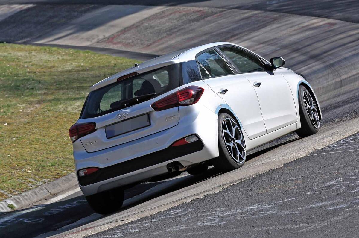 New Hyundai i20 N hot hatch tests at the Nürburgring | Autocar