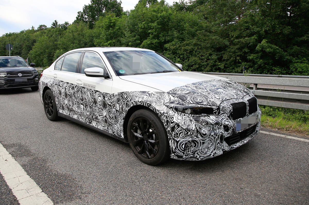 New Electric Bmw 3 Series Variant Seen Testing Again Autocar