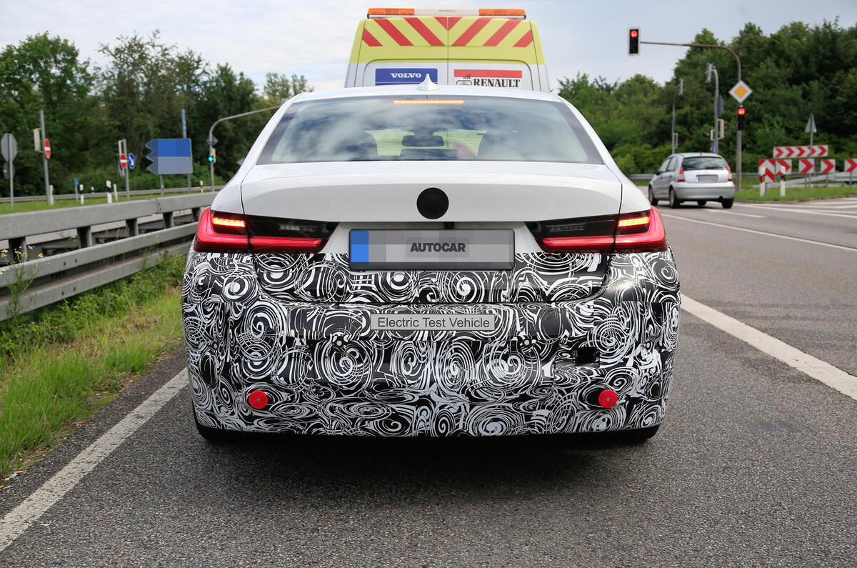 New Electric Bmw 3 Series Variant Seen Testing Again Autocar