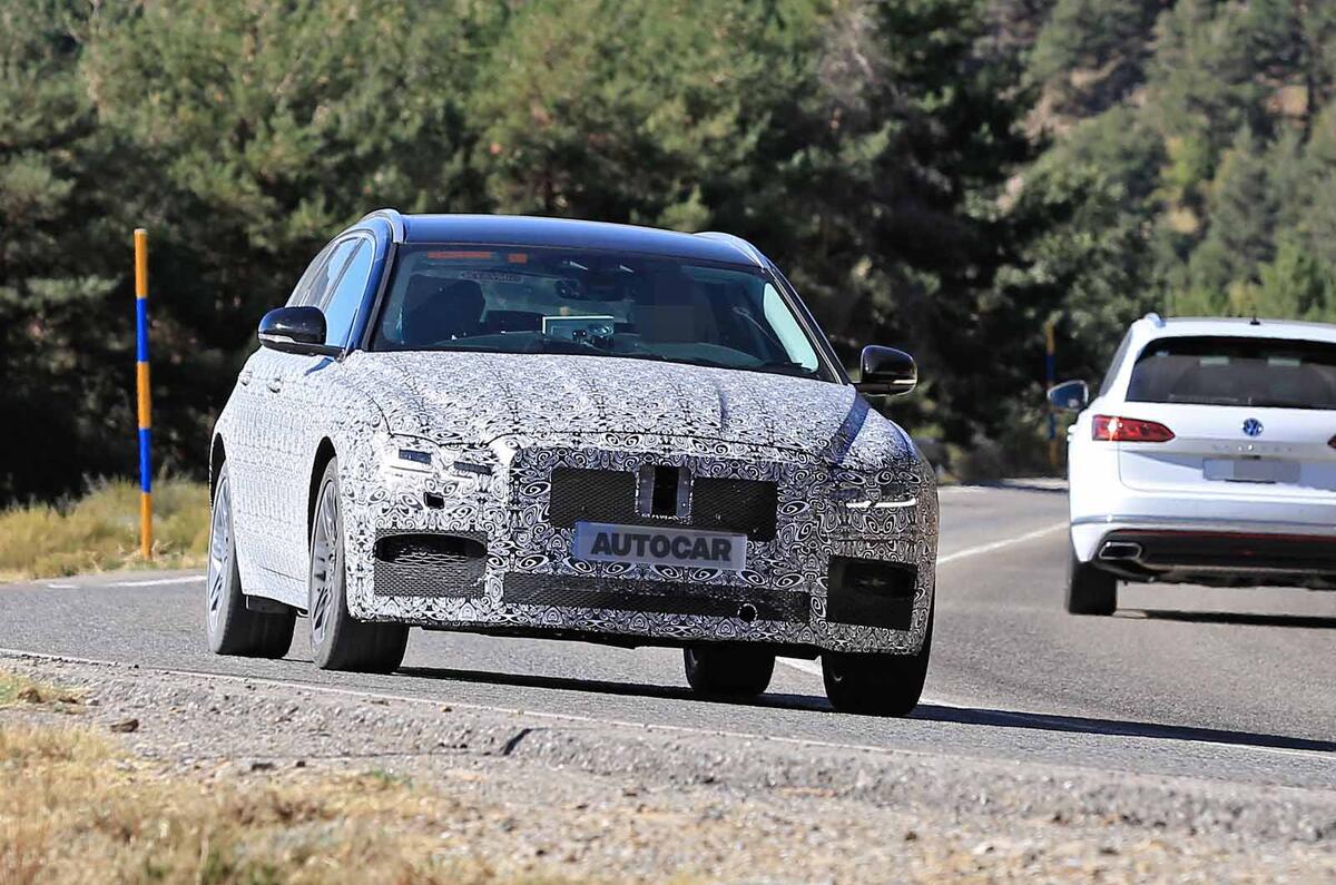 New Jaguar Xf 2020 Facelift Tests In Sportbrake Form Autocar