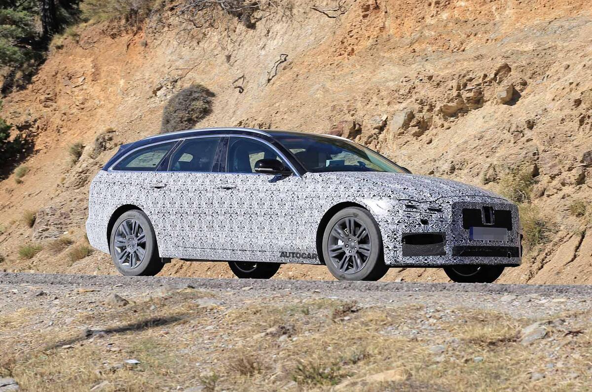 New Jaguar Xf 2020 Facelift Tests In Sportbrake Form Autocar