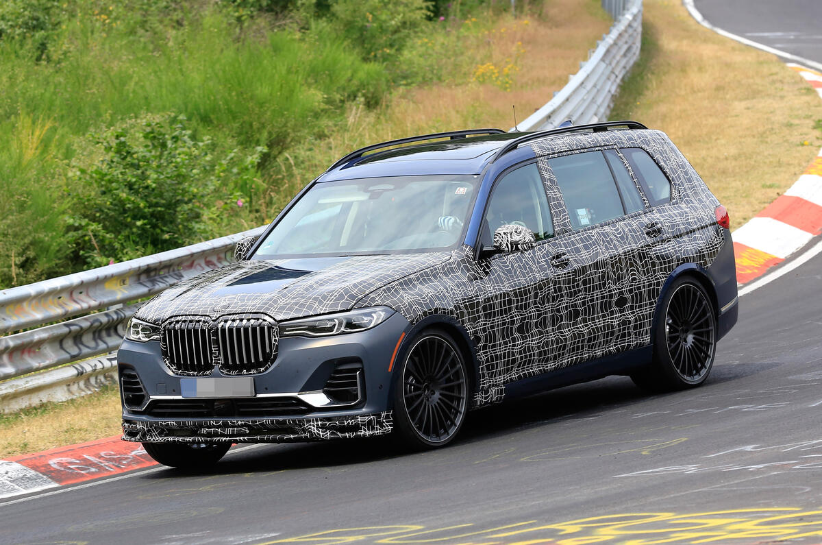 Alpina Version Of Bmw X7 Seen Testing For The First Time Autocar