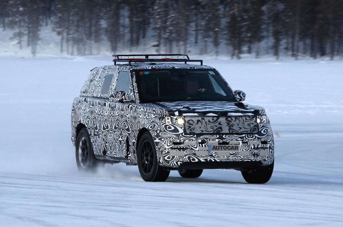 Winter Range Rover 2022 Range Rover Sport begins winter test phase | Autocar