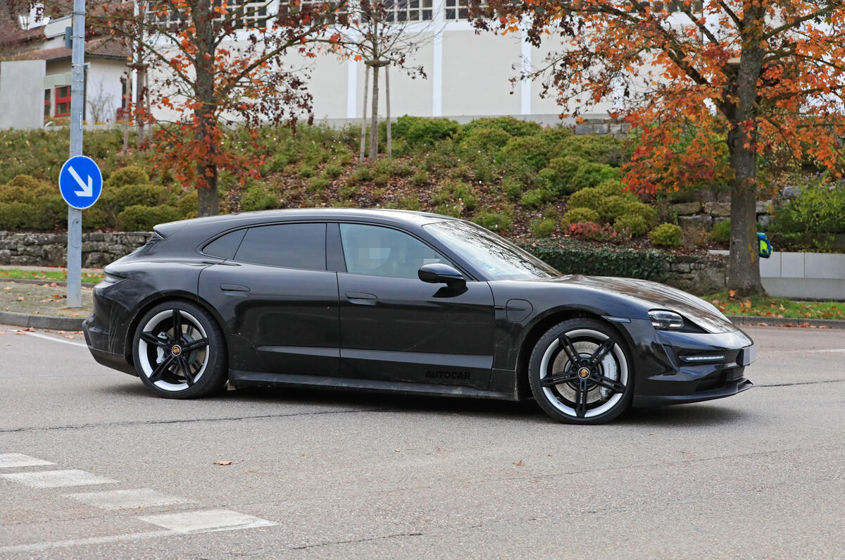2021 Porsche Taycan Cross Turismo spotted with no disguise | Autocar