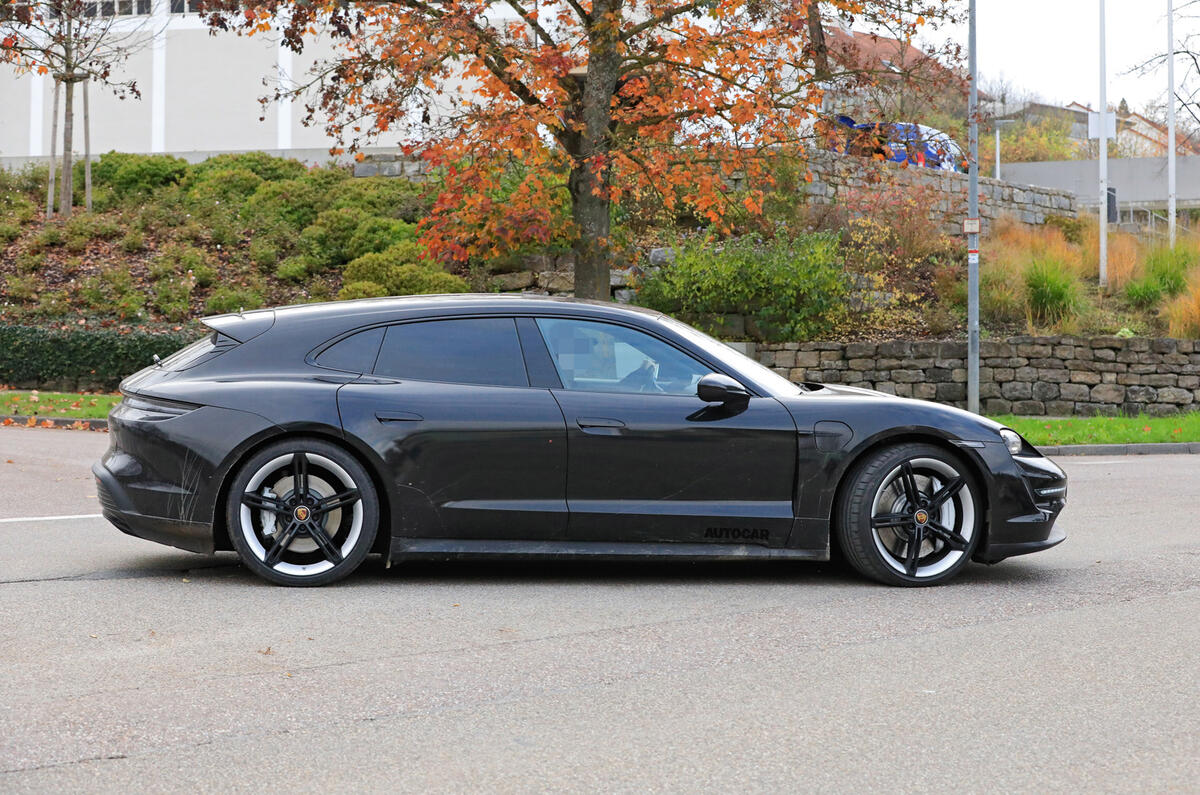 2021 Porsche Taycan Cross Turismo Spotted With No Disguise Autocar