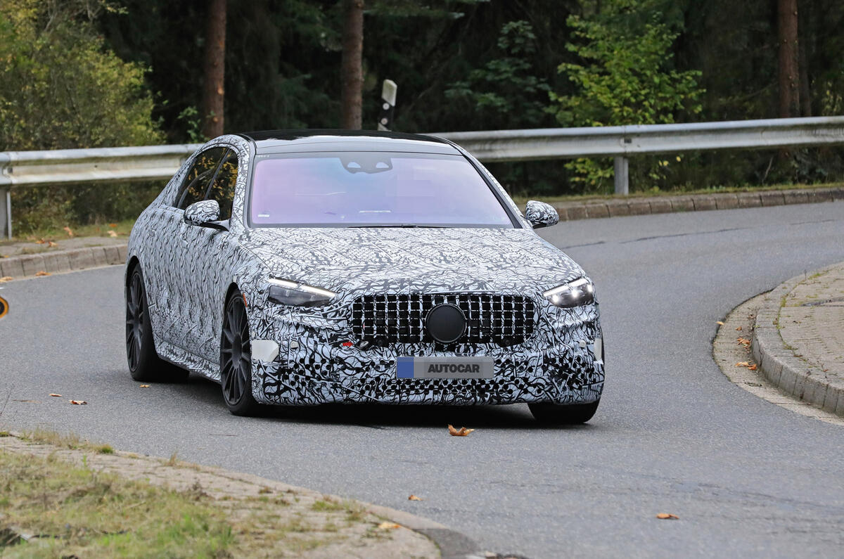 2021 Mercedes Amg S63e 700bhp Plus Phev Spotted Testing Autocar