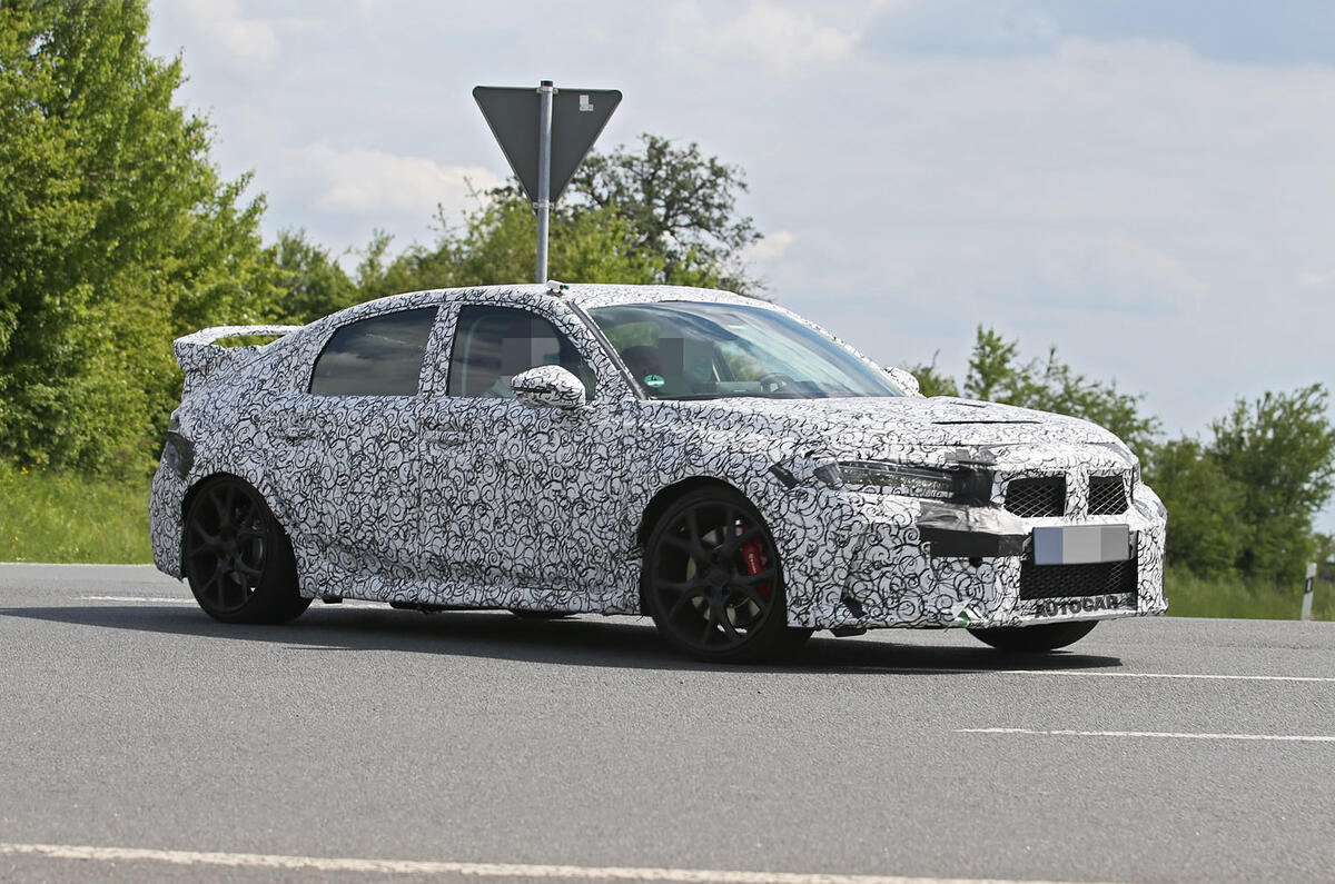 2022 Honda Civic Type R: next-gen hot hatch seen for first ...