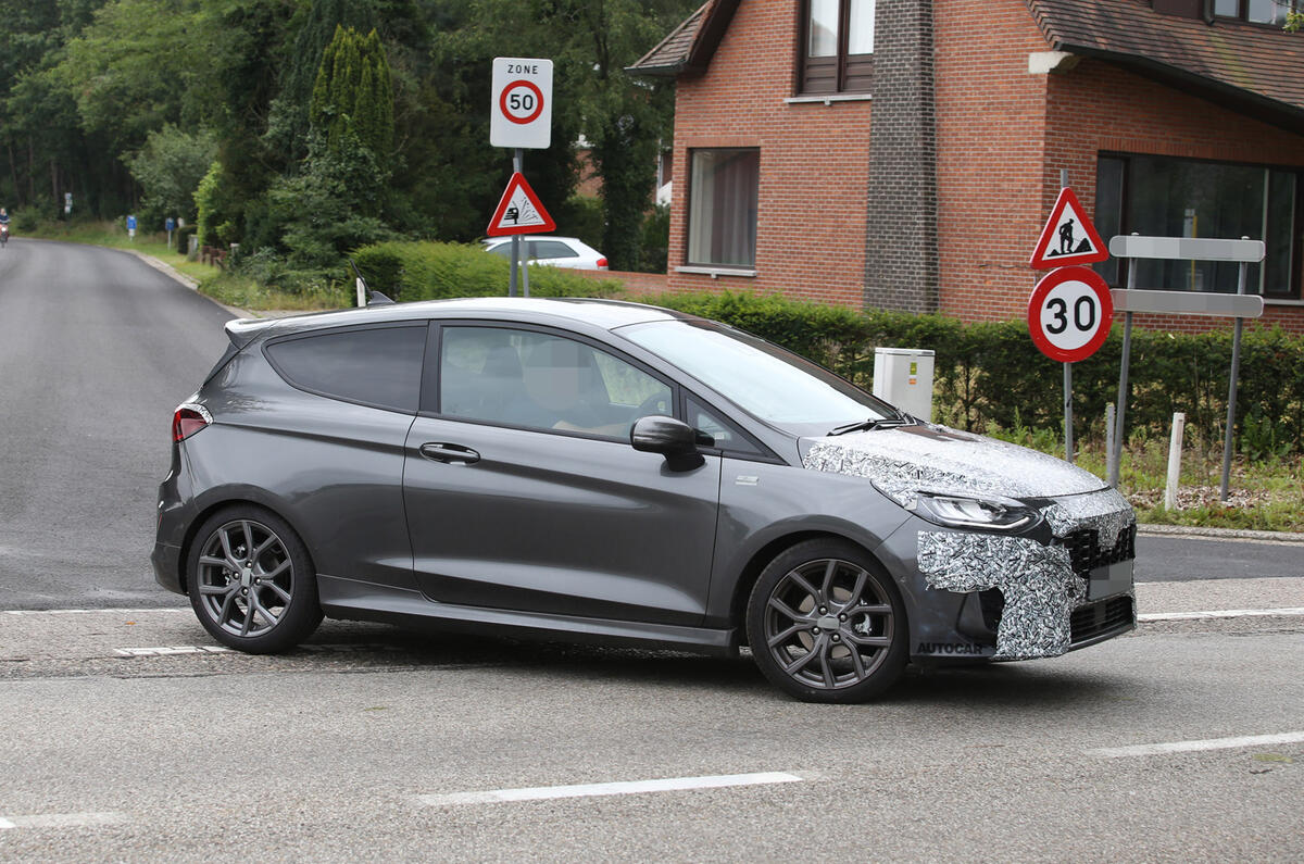 2022 Ford Fiesta: updated hatch seen in ST-Line and entry trims | Autocar