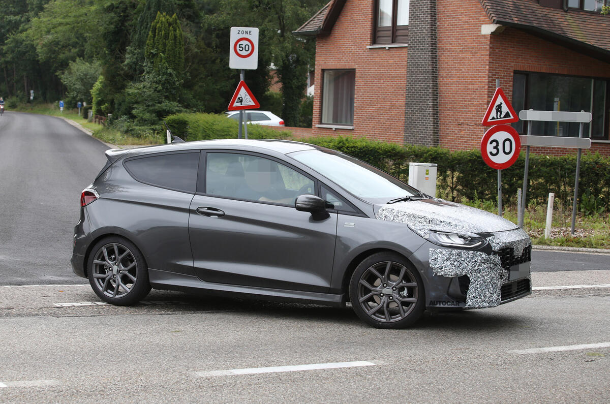 2022 Ford Fiesta Updated Hatch Seen In St Line And Entry Trims Autocar