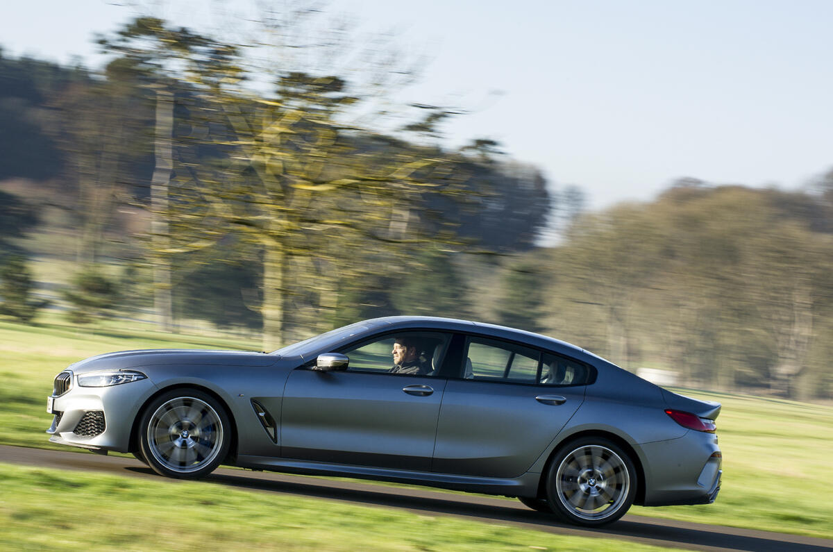 BMW 8 Series Gran Coupe 2019 UK first drive review - hero left