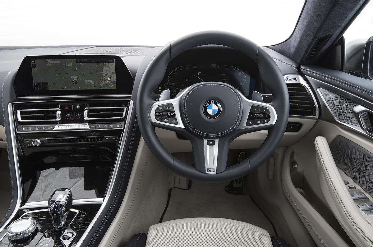 BMW 8 Series Gran Coupe 2019 UK first drive review - dashboard