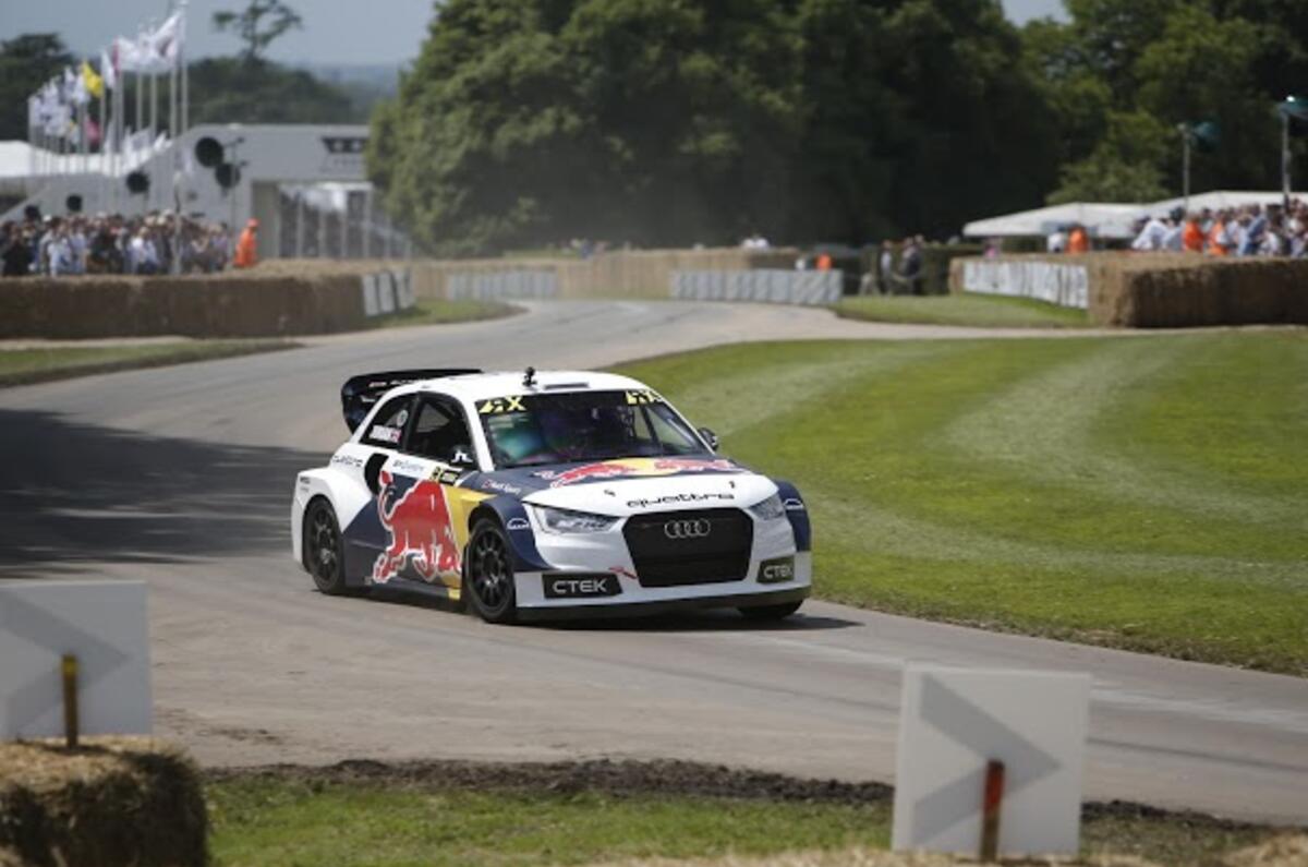 Audi Rallycross car 2016 Goodwood Festival of Speed