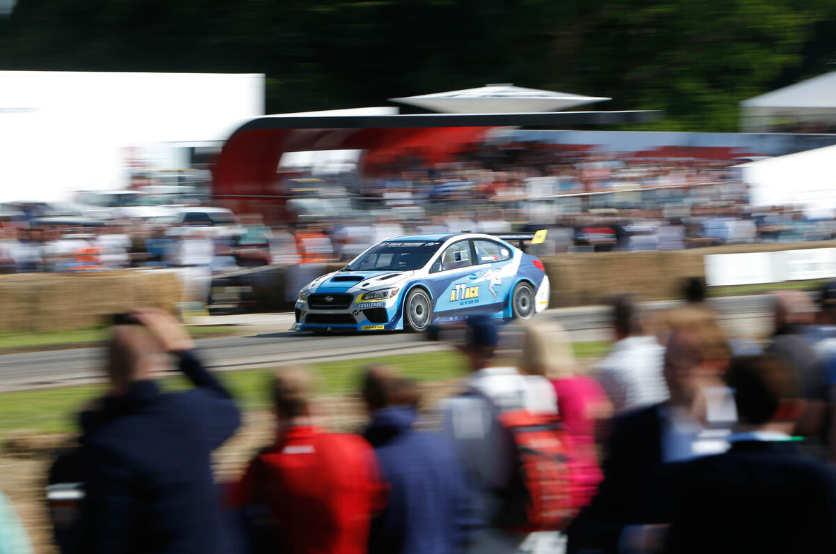 2016 Goodwood Festival of Speed Subaru Isle of Man TT car