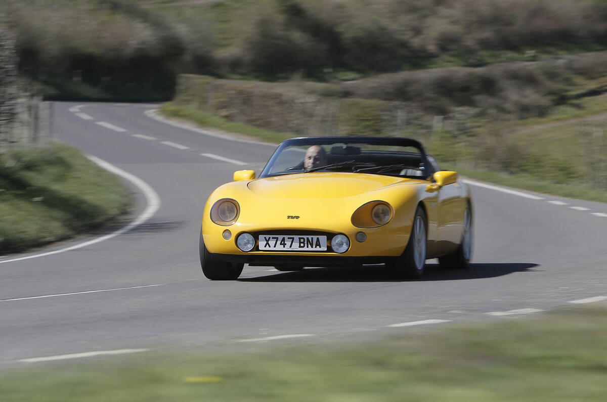 TVR Griffith cornering