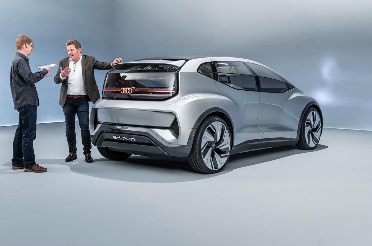 Futuristic Audi Ai Me Concept Hints At Volkswagen Id Rival