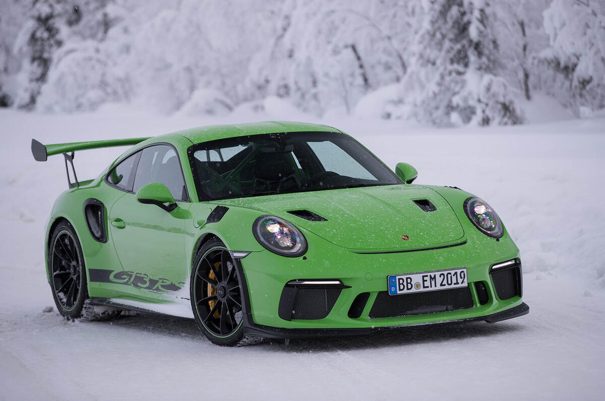 First Ride Porsche 911 Gt3 Rs 2018 On Ice Autocar