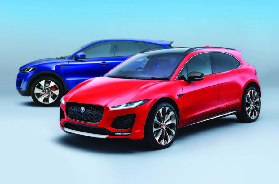 Jaguar A-Pace and B-Pace, as imagined by Autocar