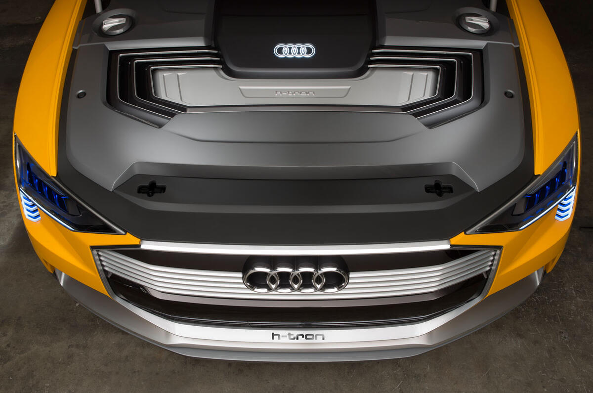 Audi h-tron concept - motor