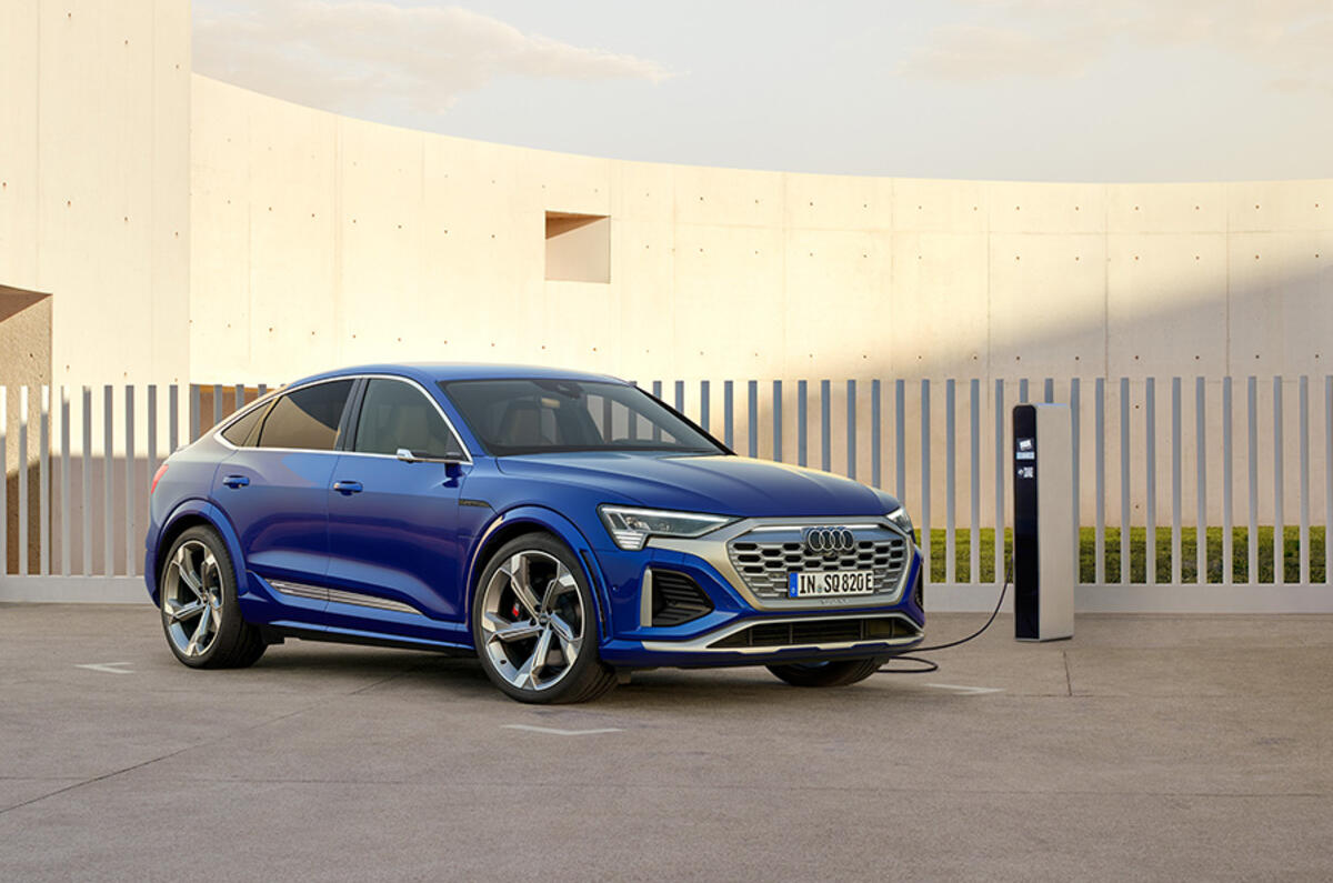 The Audi Q8 e-tron 55 Sportback is capable of delivering up to 343 miles of all-electric range
