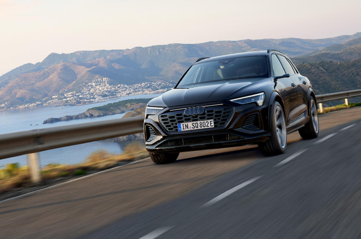 The Audi Q8 e-tron's regenerative braking can cover up to 90% of everyday deceleration