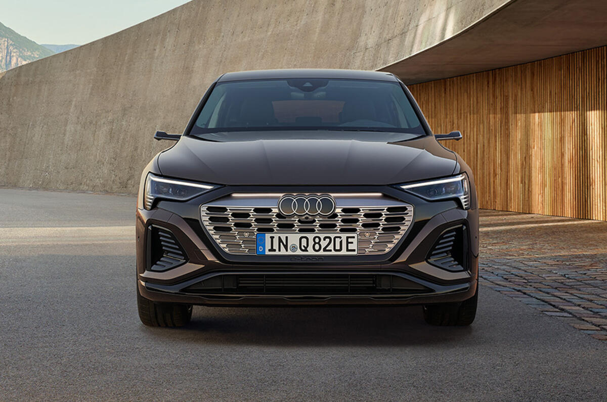 The Audi Q8 e-tron boasts the latest evolution of Audi's all-electric design language