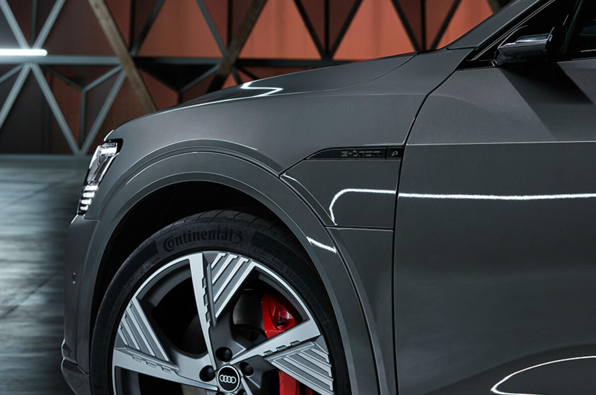 The Audi SQ8 e-tron boasts 503PS and 973Nm, getting you from 0-62mph in as little as 4.5s