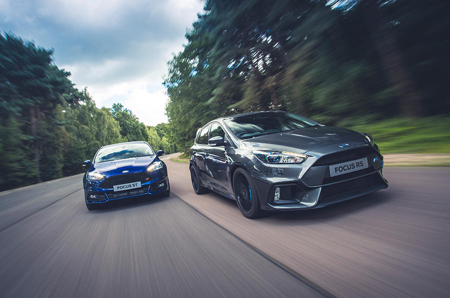 The Ford Focus ST and Focus RS go head-to-head in our ultimate comparison