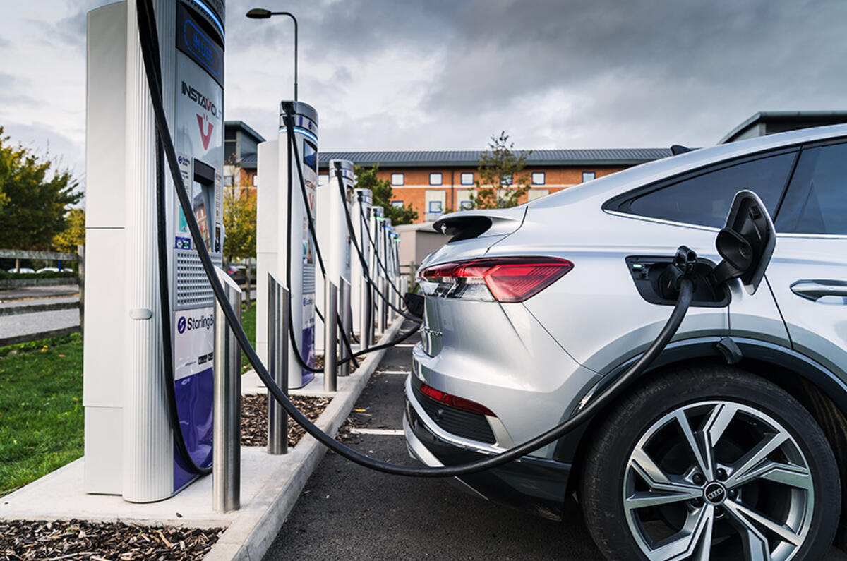 Equally, the Audi Q4 Sportback e-tron can add up to 80 miles in just 10 minutes (barely a coffee run)