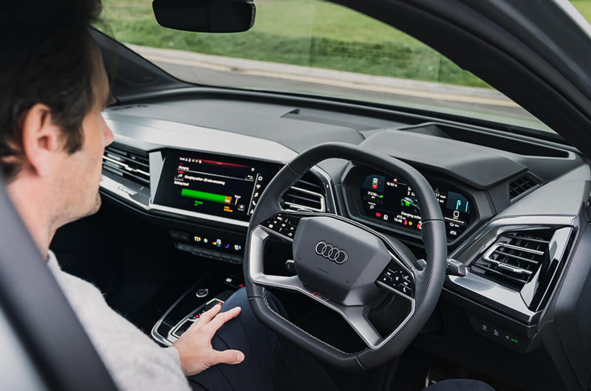 "Driving the Audi Q4 Sportback e-tron has made me really excited about the future of electric vehicles”