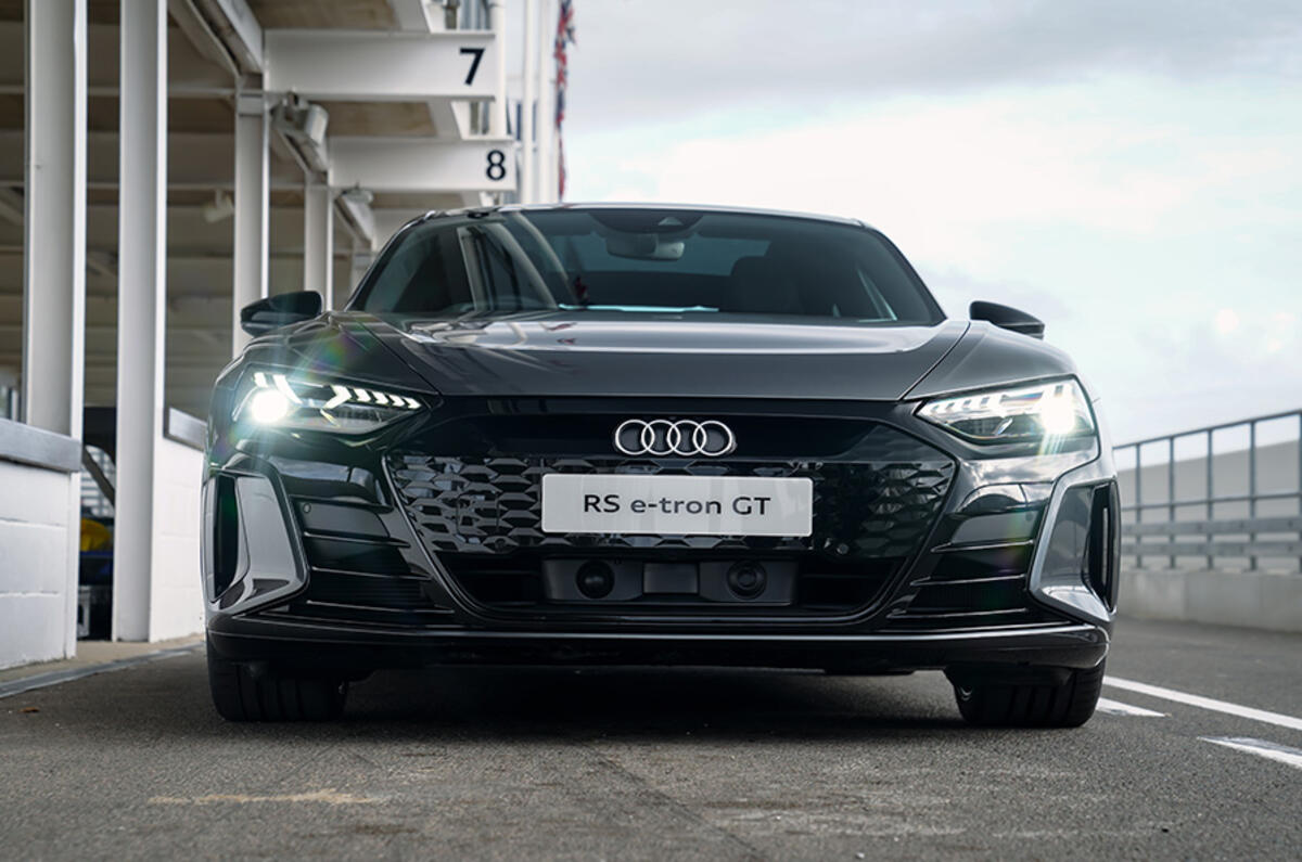The Audi RS e-tron GT has all the amped up power we needed for our hot-lap challenge