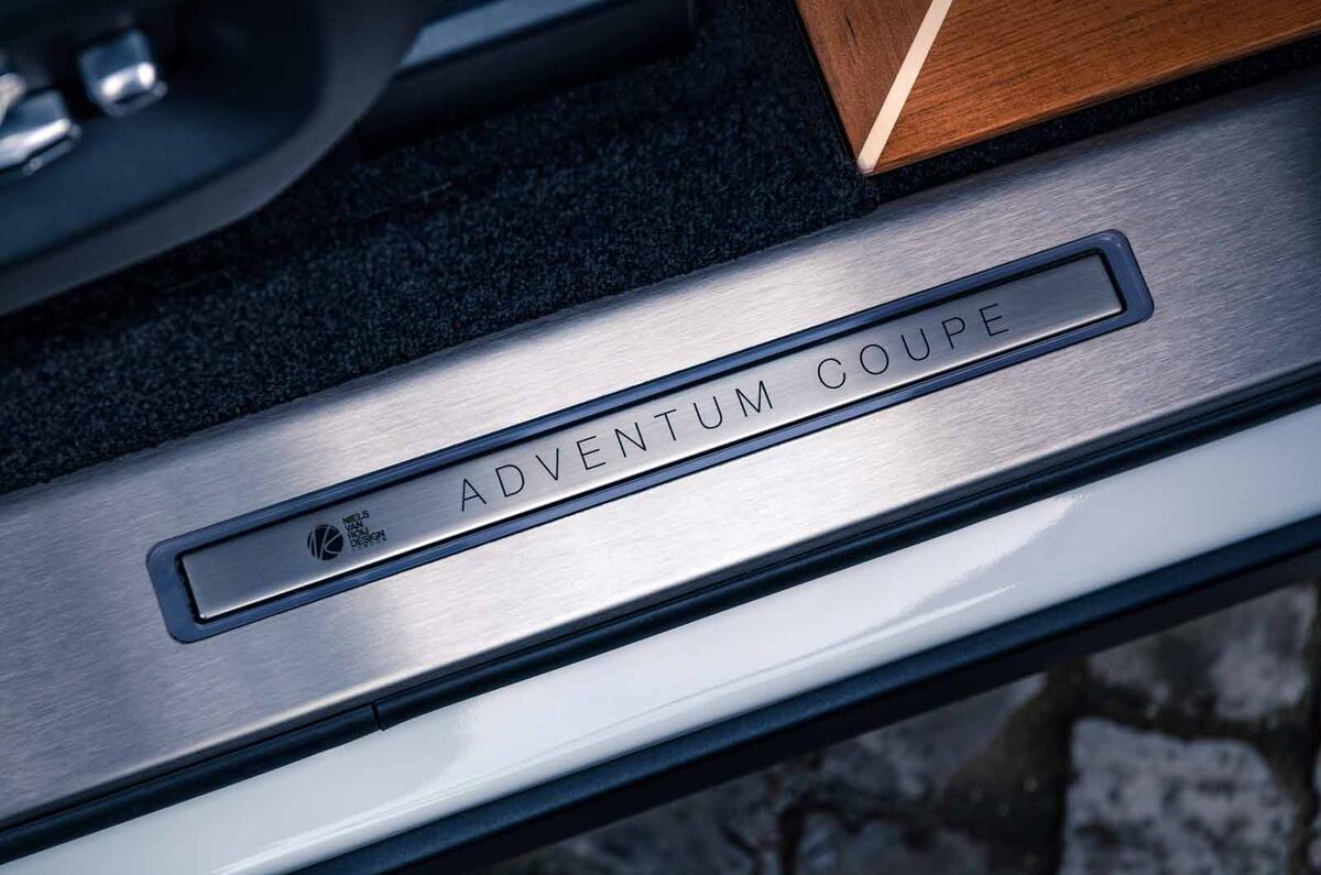 Adventum Coupé production version revealed sill