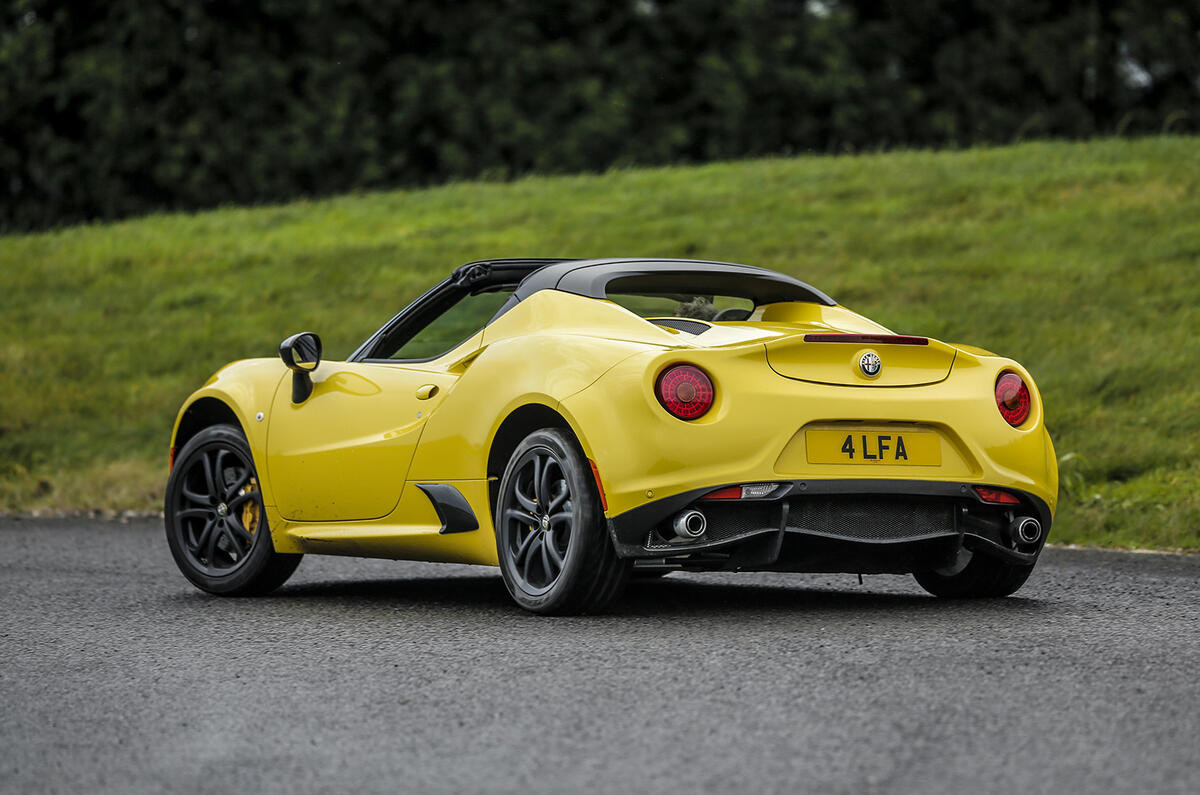 2015 Alfa Romeo 4C Spider UK review Autocar