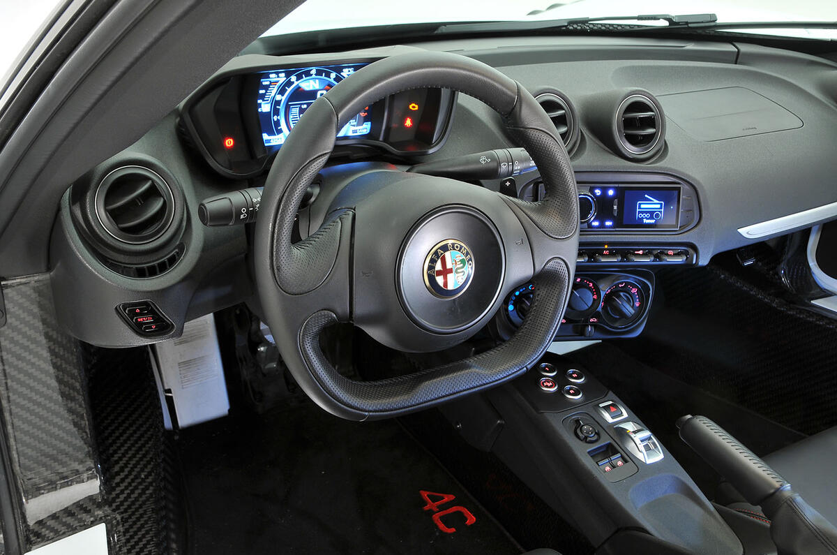 Alfa Romeo 4C interior