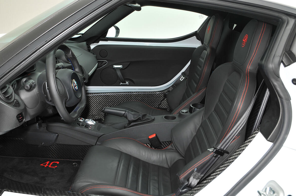 Alfa Romeo 4C interior side