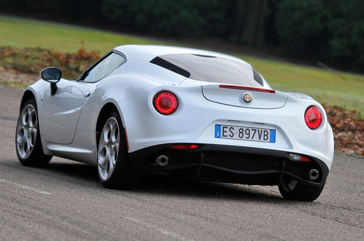 Alfa Romeo 4C rear three quarter