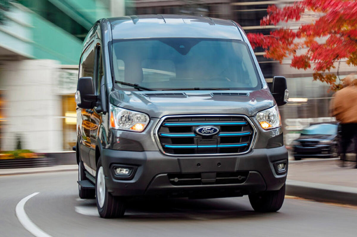 New electric Ford ETransit revealed with 217mile range Autocar
