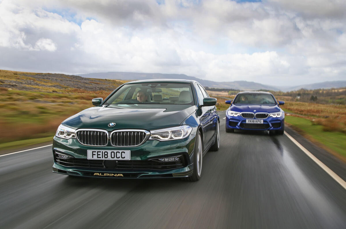 BMW M5 vs Alpina B5: 5 Series super saloon showdown | Autocar