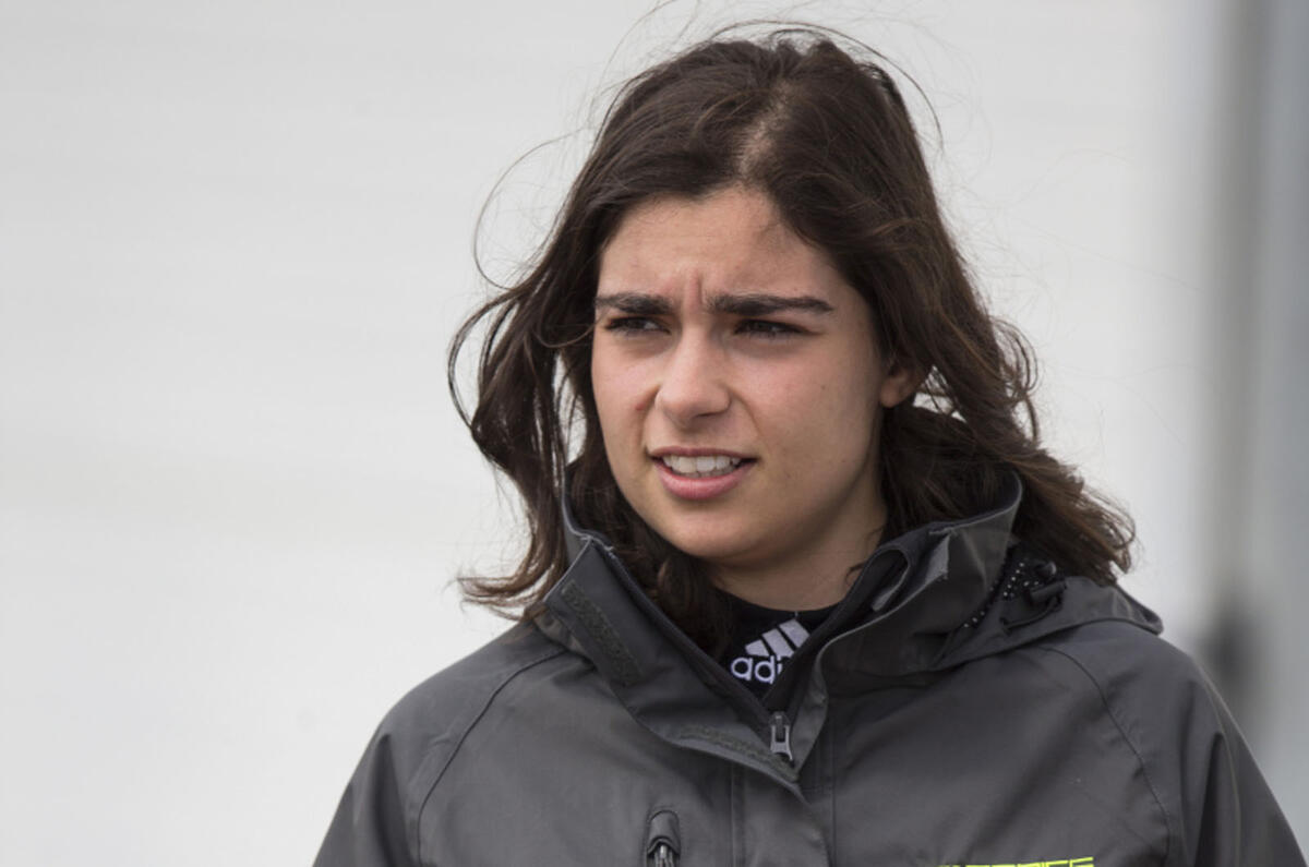 W Series racer Jamie Chadwick