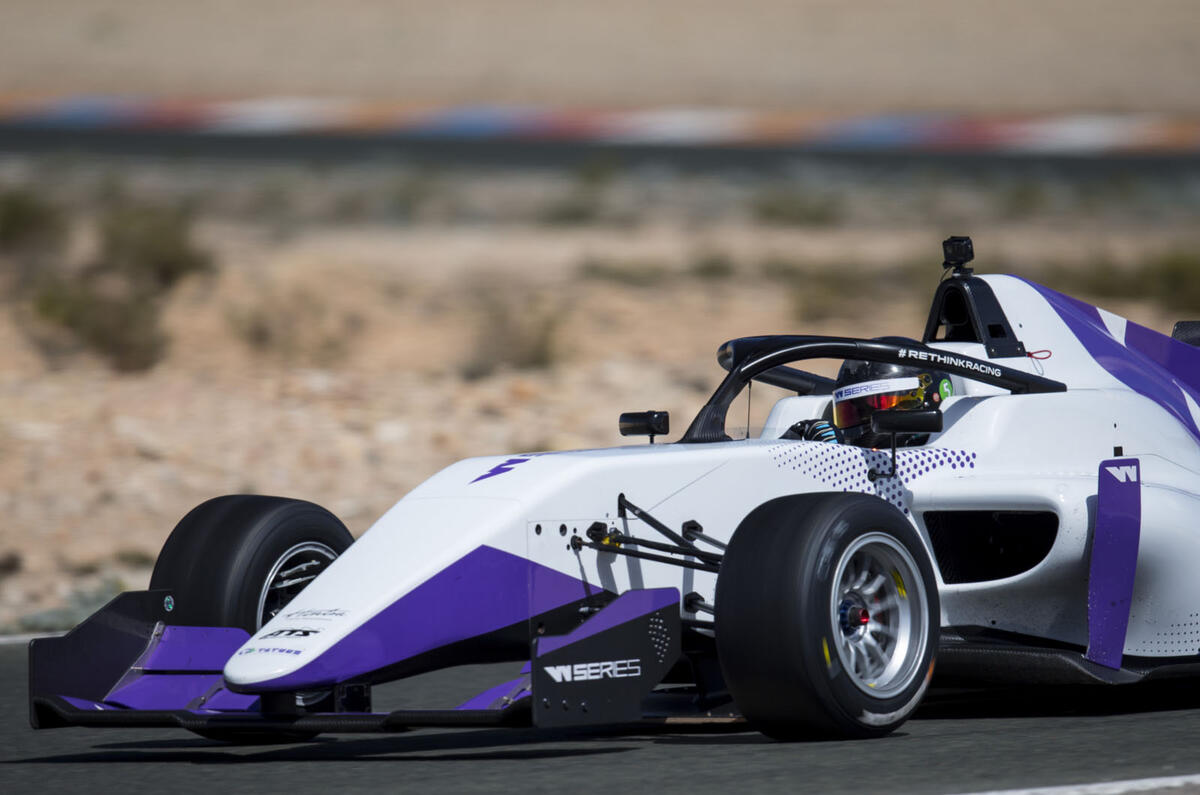 W Series Formula 3 car - front