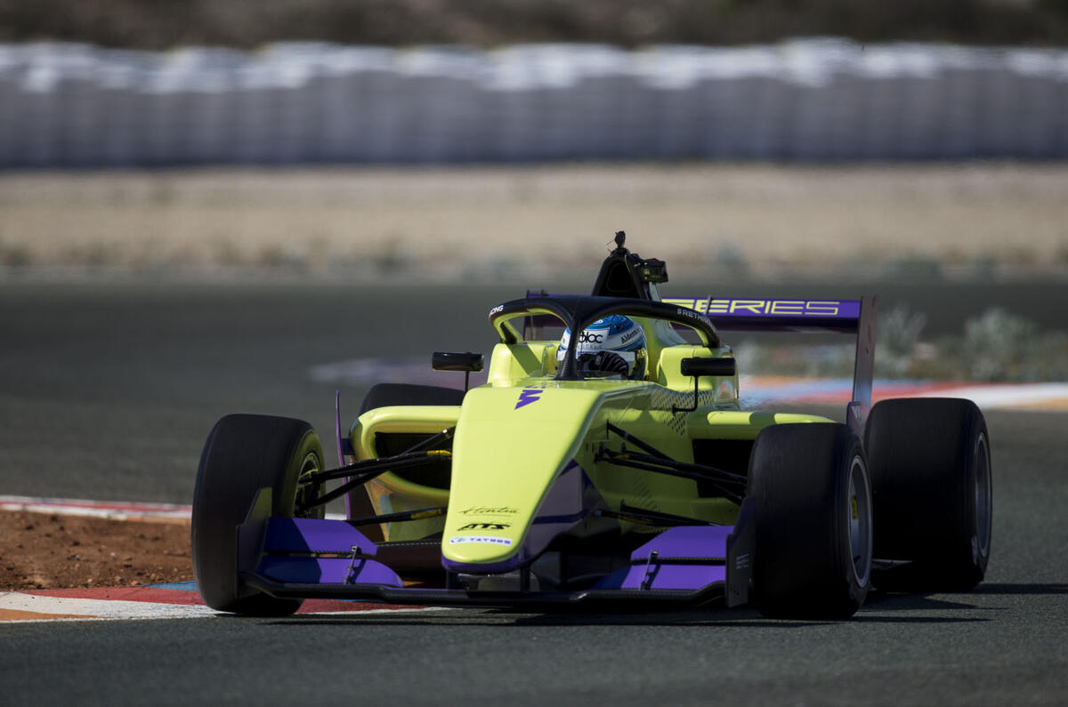 W Series Formula 3 car - front