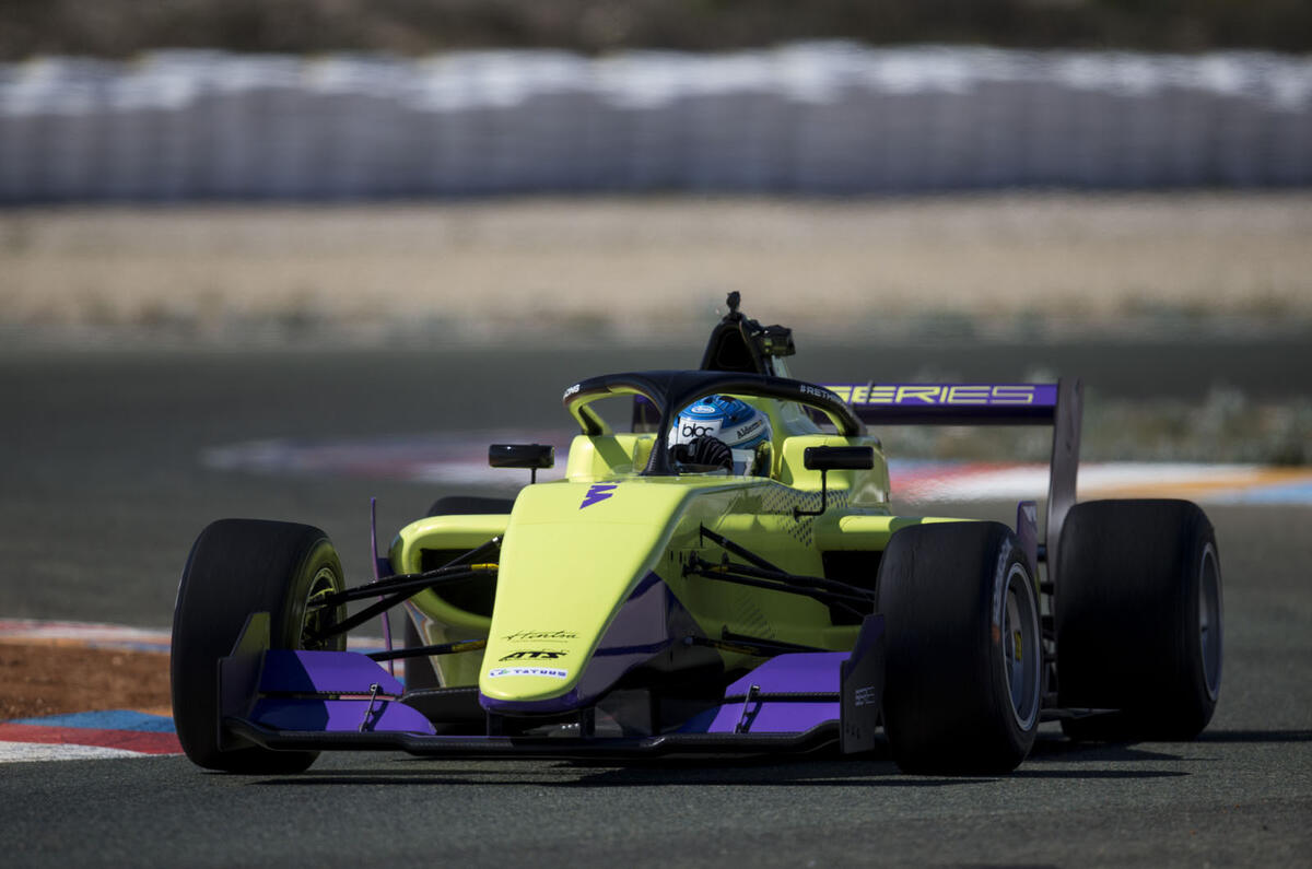 W Series Formula 3 car - front