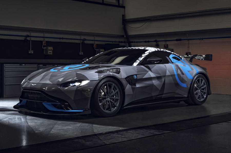 2020 Aston Martin Vantage Cup car - front