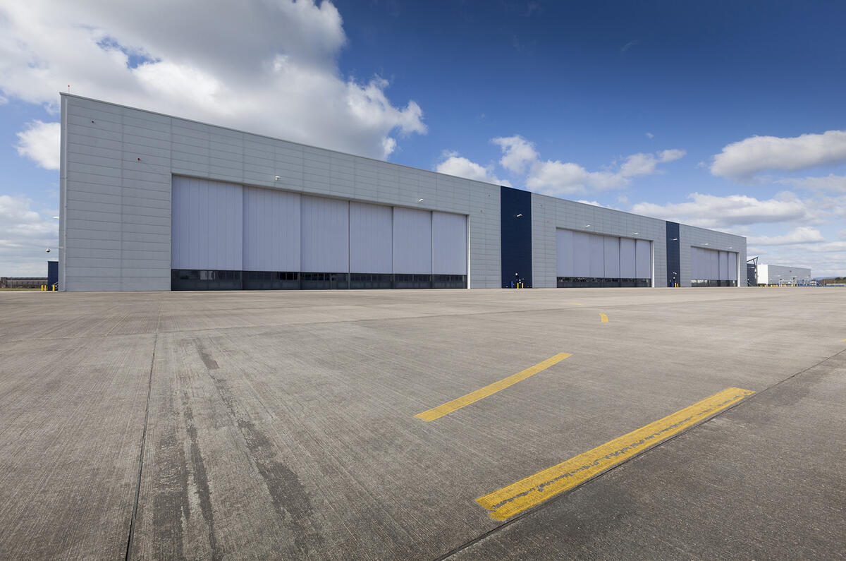 Aston Martin St Athan plant 