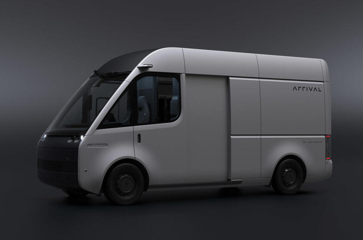 arrival beta van studio front quarter static