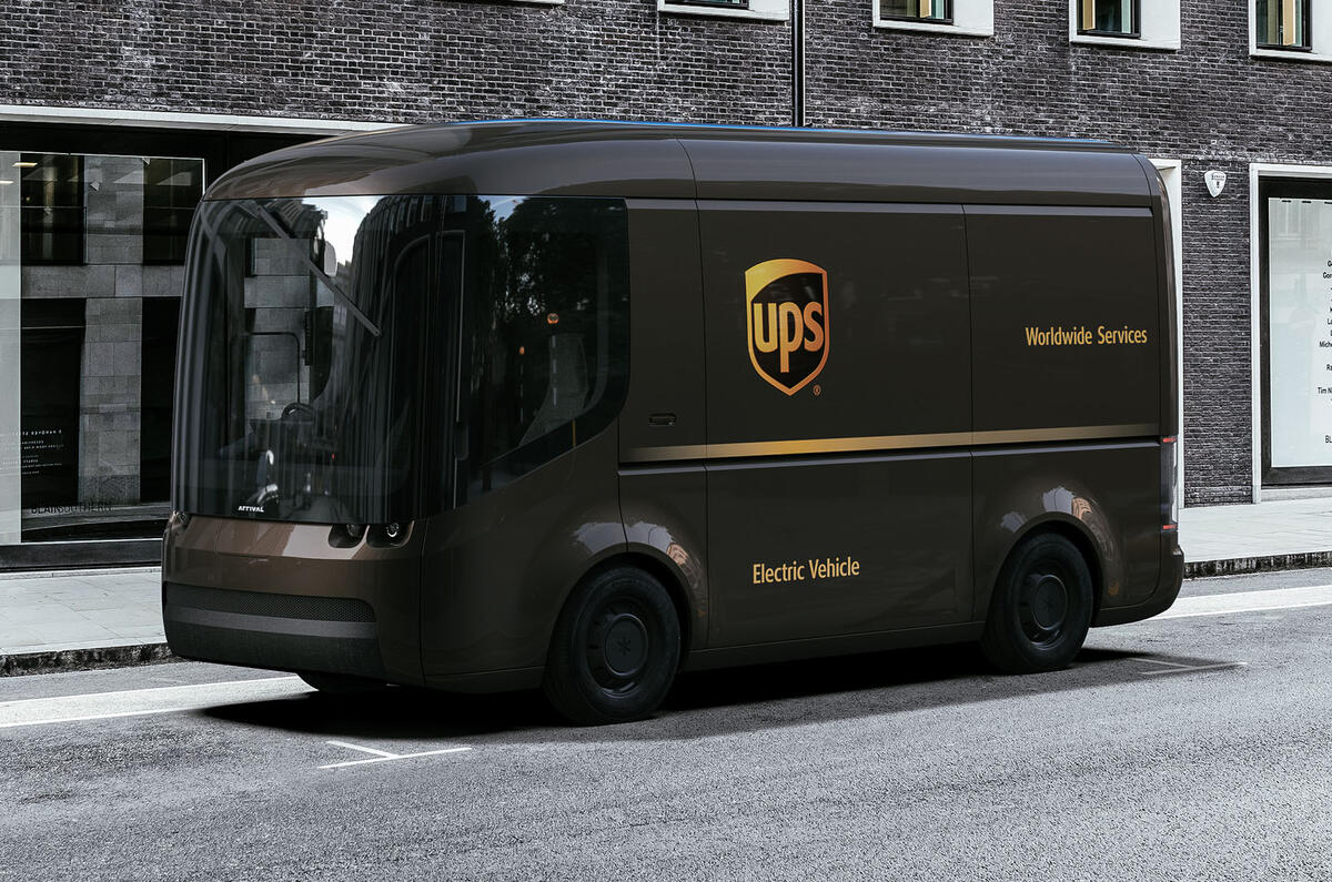 UPS orders 10,000 electric vans from British startup Arrival Autocar