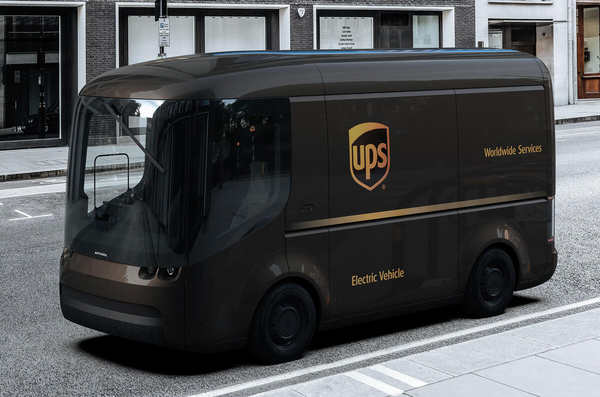 UPS orders 10,000 electric vans from British startup Arrival Autocar