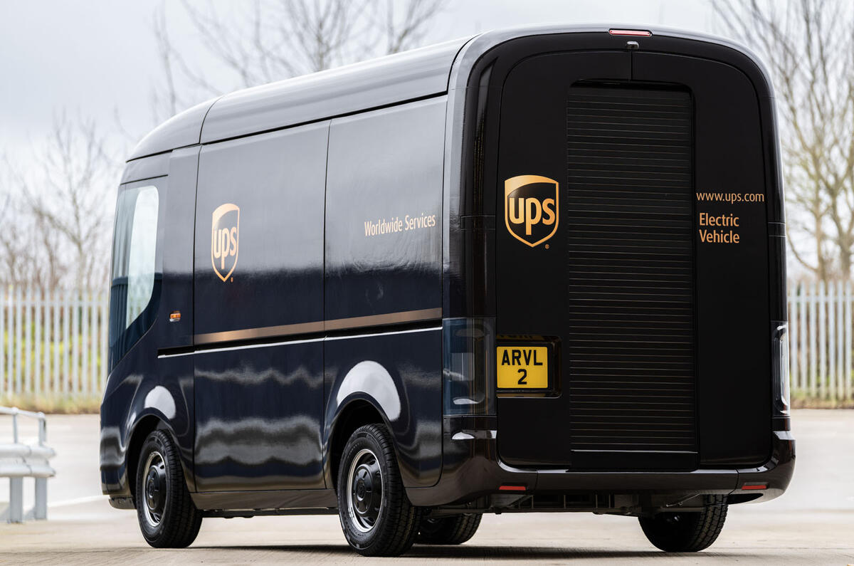Ups Orders 10 000 Electric Vans From British Start Up Arrival Autocar