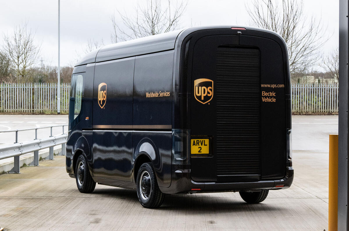 UPS orders 10,000 electric vans from British startup Arrival Autocar