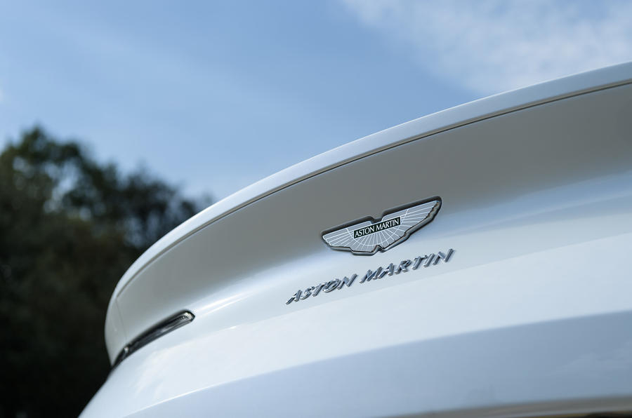 Aston Martin DB11 V8 badging